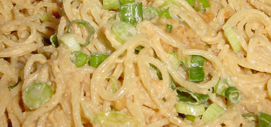 Thai Noodles With Peanut Sauce